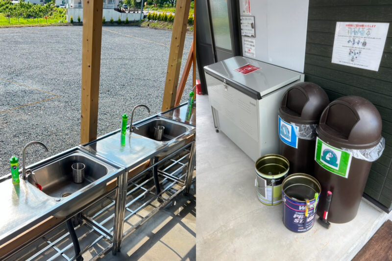 屋外設備も充実